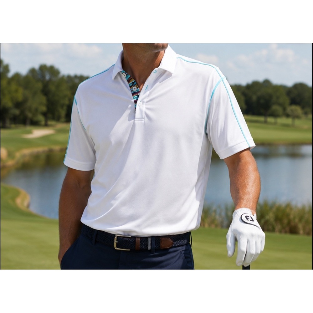 IBKUL Shirt Men's  XL Performance Icefil Technology Short Sleeve  Polo shirt